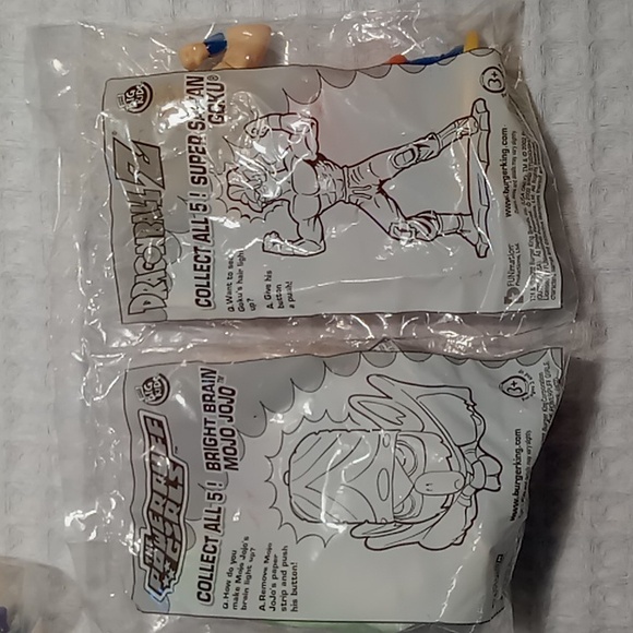 Vintage Burger King 2002 Powerpuff Girls/DragonBall Z Complete Set of 5 each (10 - Picture 4 of 10